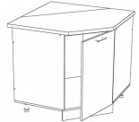 К.Му-90 - Шкаф кухонный угловой - Мебельный магазин Велес