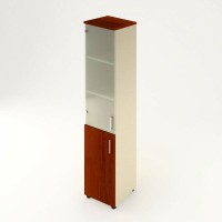 Т/П-2СМ - Шкаф узкий со стеклом - Мебельный магазин Велес