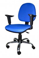 Компьютерное кресло Метро Люкс Хром - Мебельный магазин Велес