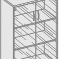 С-ШТ1с - Шкаф со стеклом - Мебельный магазин Велес