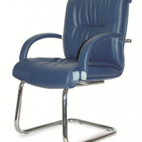 Офисное кресло для конференций БОНА Н/П Хром - Мебельный магазин Велес