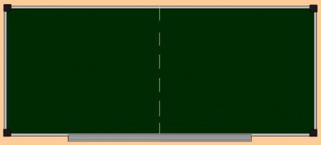 ДНЗС- Доска для мела (зеленая) составная  - Мебельный магазин Велес