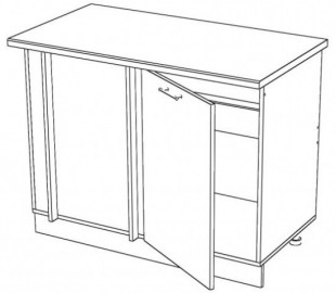 К.Му-110 - Шкаф кухонный угловой - Мебельный магазин Велес